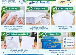 5 mẹo cầm tờ giấy A4 lên, chưa in đã đoán được giấy tốt hay dở