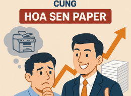 Bí Quyết Chọn Giấy In Chống Kẹt Máy – Biến Nỗi Lo Văn Phòng Thành Lợi Thế Cạnh Tranh Cùng HOA SEN