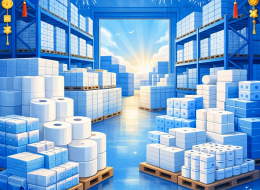 ĐẦU NĂM HÀNG HÓA ĐẦY KHO – KHỞI ĐẦU NĂM MỚI THUẬN LỢI, ĐỦ ĐẦY CÙNG HOA SEN PAPER