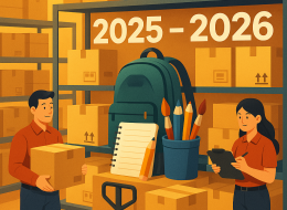 Thời điểm vàng chuẩn bị hàng hóa cho năm học 2025 - 2026