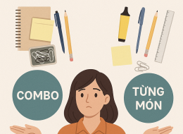 Văn Phòng Phẩm – Nên Mua Theo Combo Hay Từng Món Riêng Lẻ?